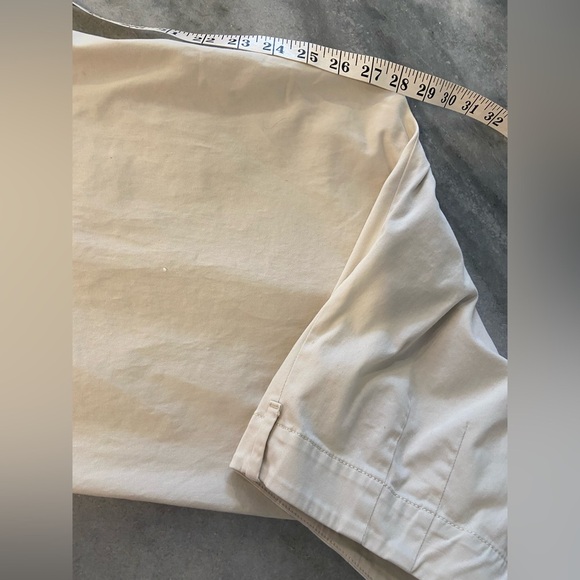 NFS Live In Khaki Chino Wide Leg Comfy Flat Front Cotton Stretch - Picture 12 of 12